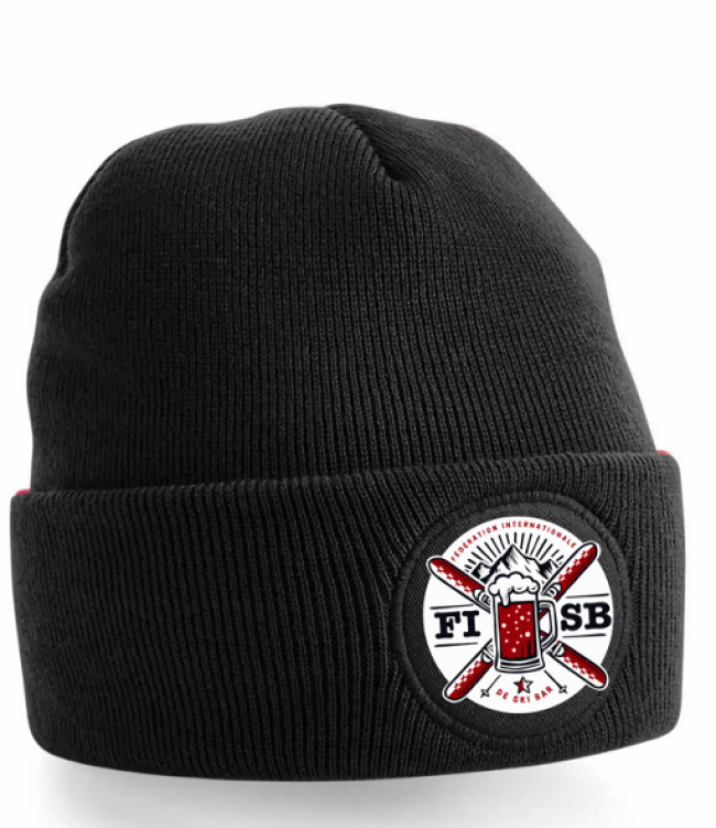 Bonnet FISB Noir, logo blanc, 